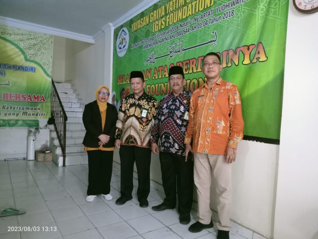 Alhamdulillah kunjungan Kemenag Kota Tangerang memberikan dukungan dan motifasi untuk terus memberikan layanan kepada ummat.
