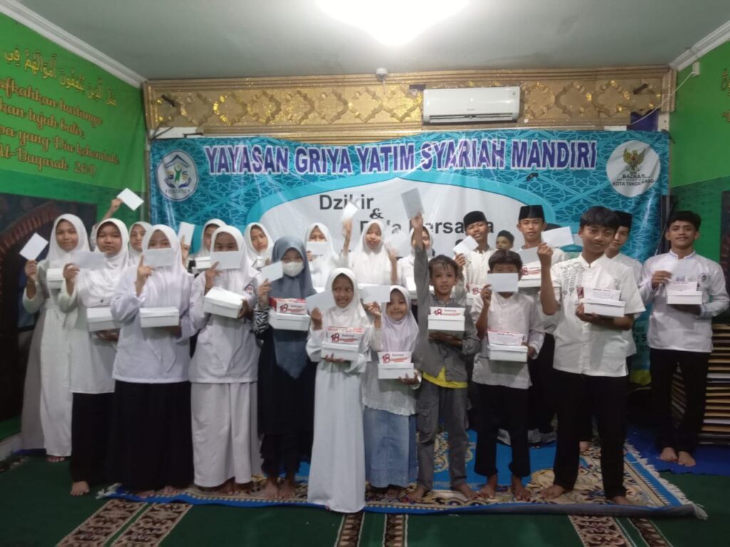Santunan Yatim dan Dhuafa Tiap Pekan di Yayasan Griya Yatim Syariah Mandiri. GYS, GYS Peduli.