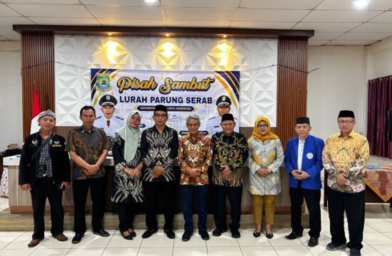 GYS menghadiri kegiatan Lepas Sambut Lurah Parung Serab