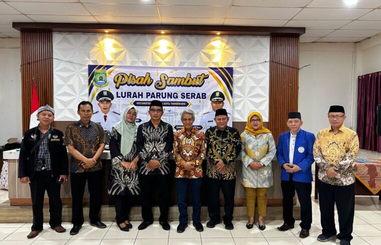 GYS menghadiri kegiatan Lepas Sambut Lurah Parung Serab