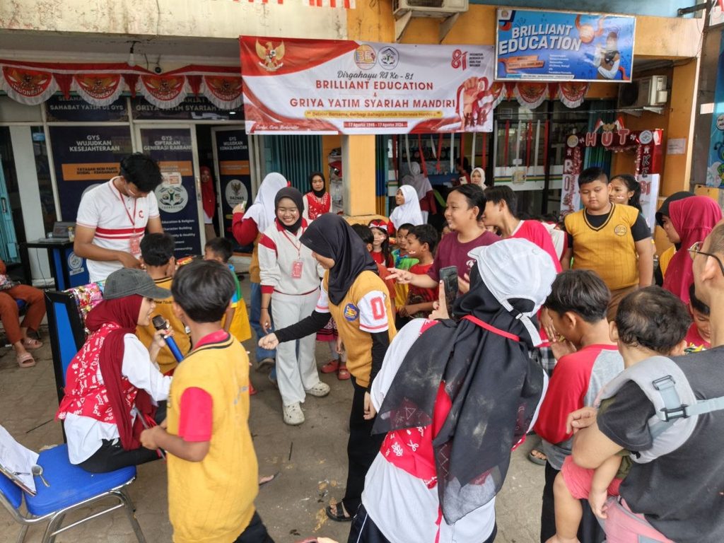 Kegiatan lomba HUT RI ke-81 bersama anak binaan GYS