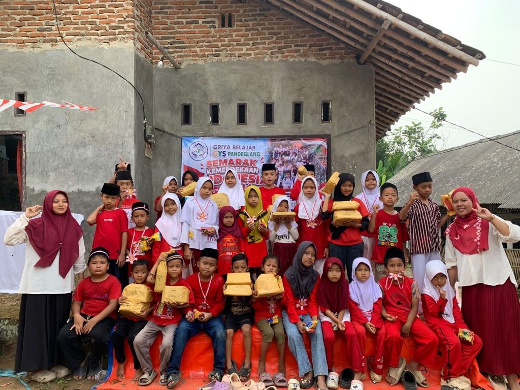 Kegiatan lomba HUT RI ke-81 bersama anak binaan GYS