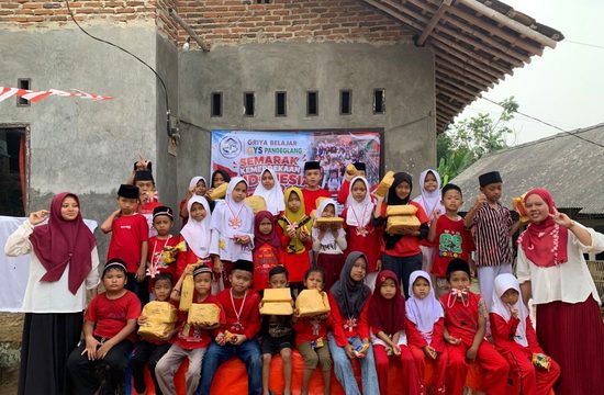 Kegiatan lomba HUT RI ke-81 bersama anak binaan GYS