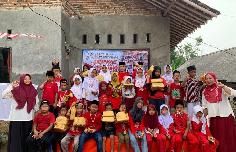 Kegiatan lomba HUT RI ke-81 bersama anak binaan GYS