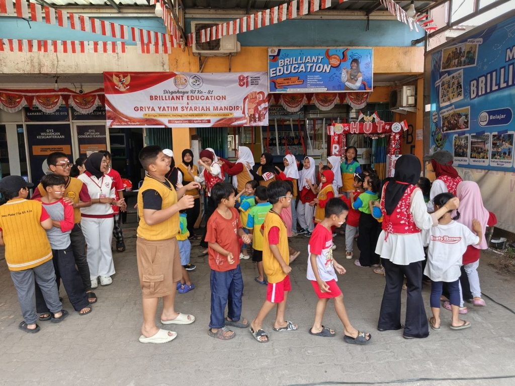 Kegiatan lomba HUT RI ke-81 bersama anak binaan GYS