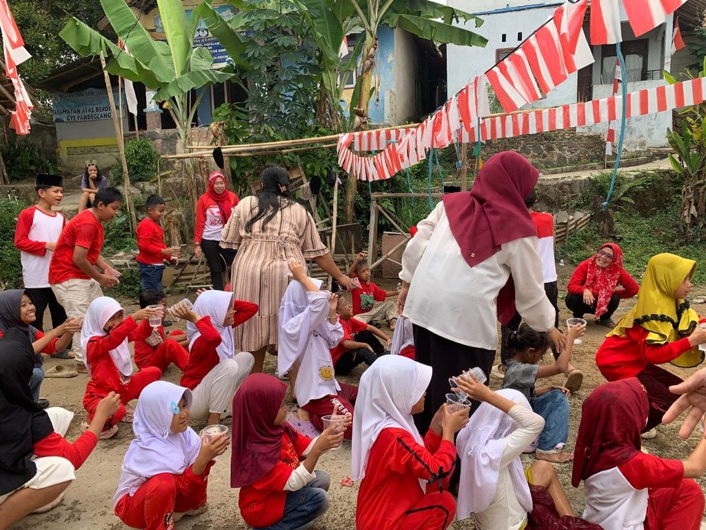 Kegiatan lomba HUT RI ke-81 bersama anak binaan GYS