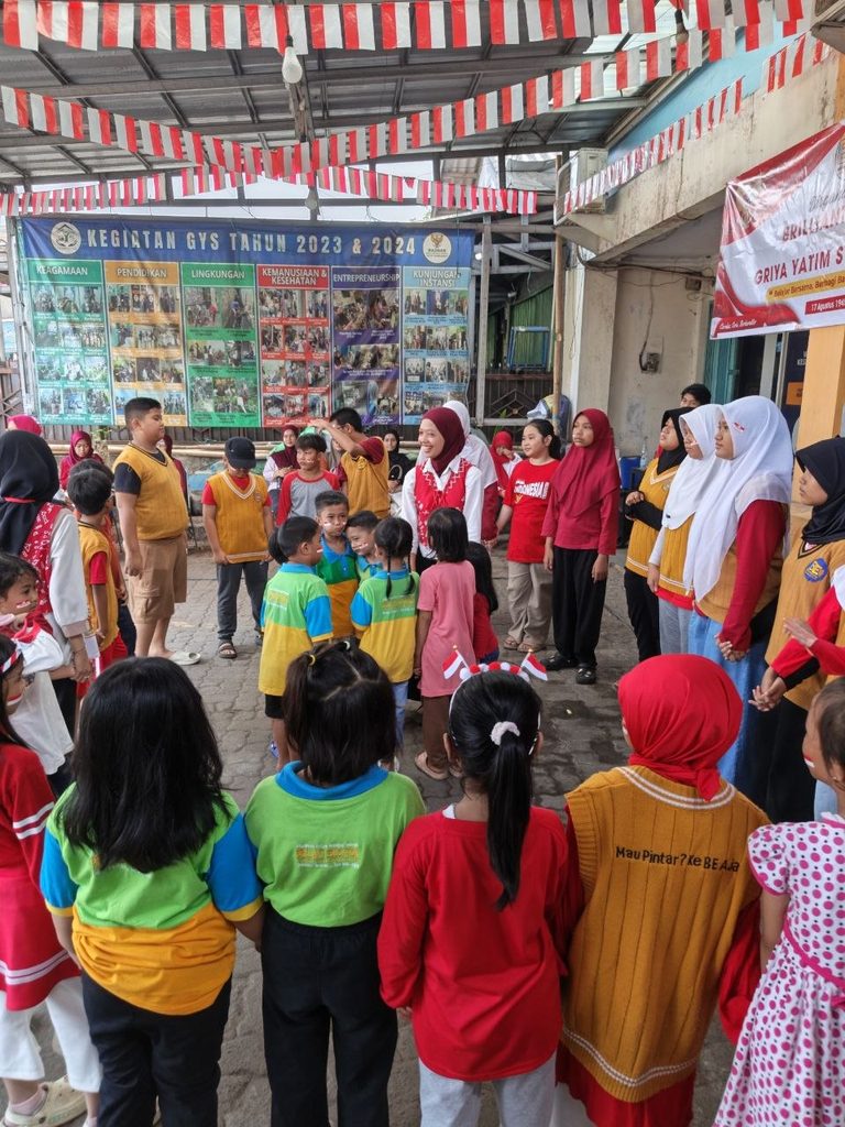 Kegiatan lomba HUT RI ke-81 bersama anak binaan GYS