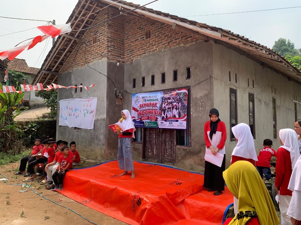 Kegiatan lomba HUT RI ke-81 bersama anak binaan GYS