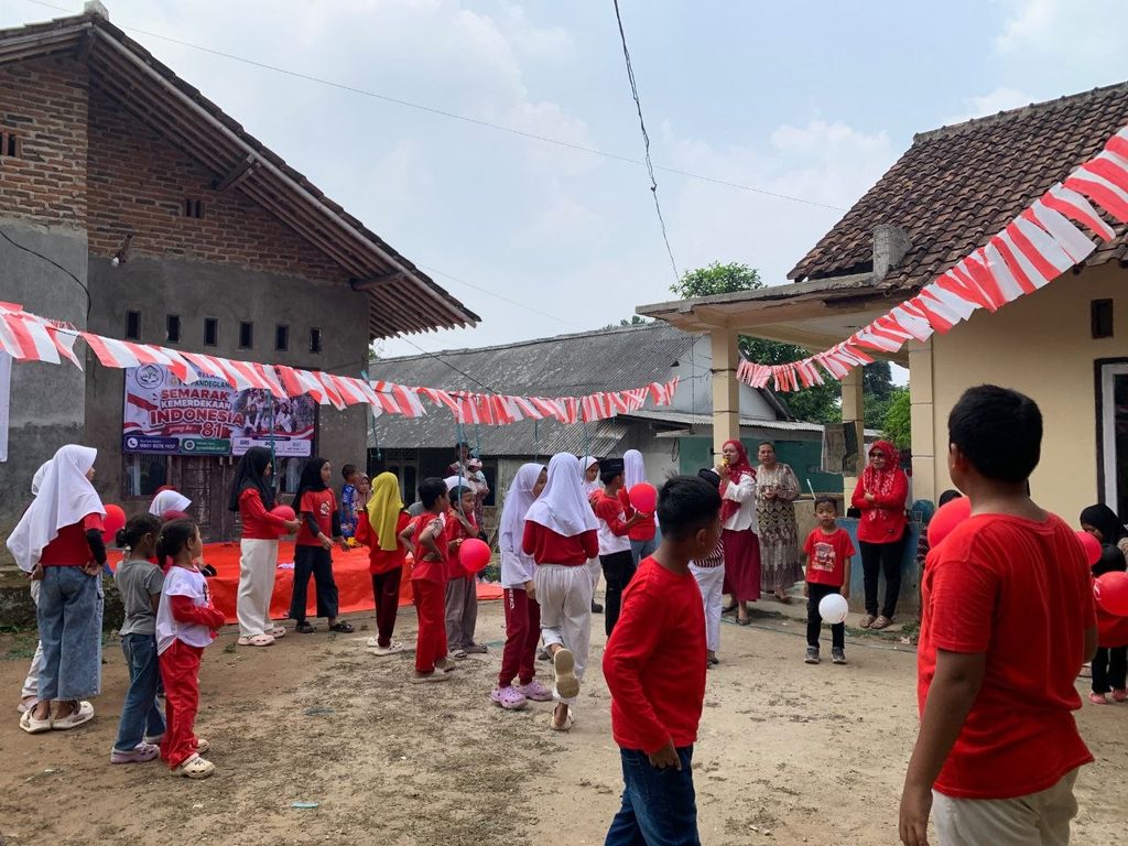 Kegiatan lomba HUT RI ke-81 bersama anak binaan GYS