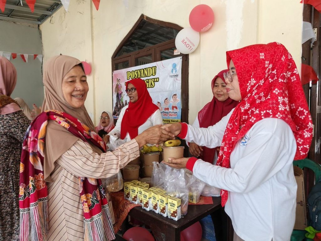 Kegiatan Posyandu bersama masyarakat menjelang HUT RI ke-81