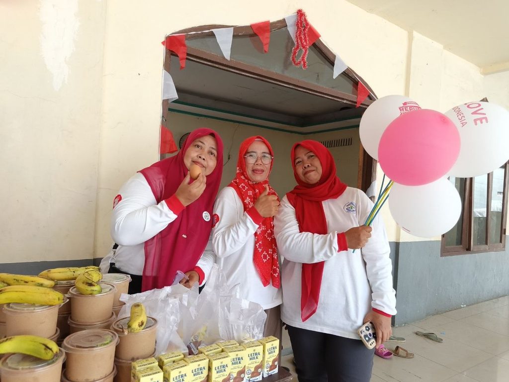 Kegiatan Posyandu bersama masyarakat menjelang HUT RI ke-81