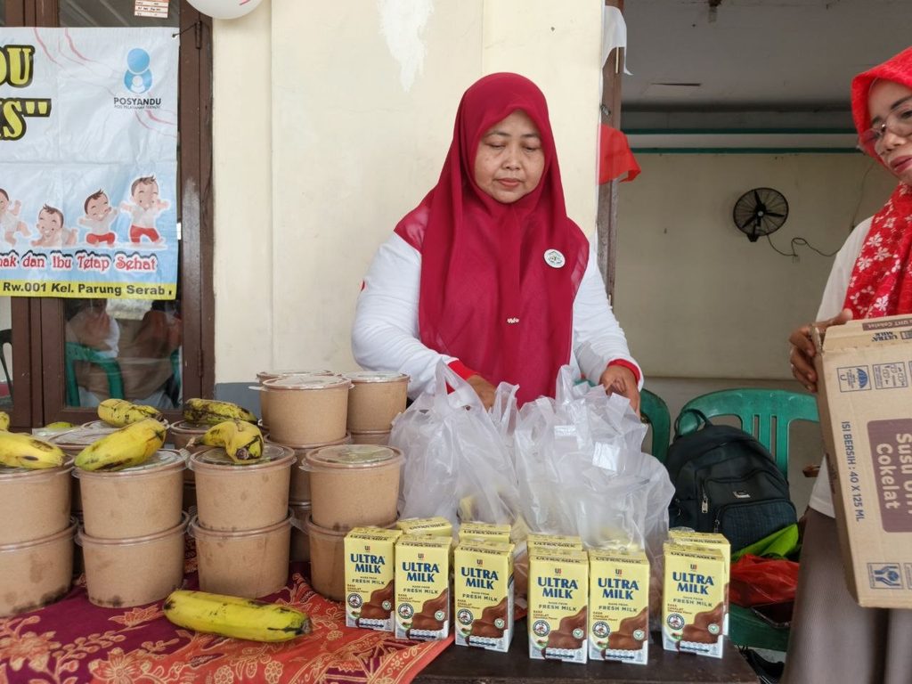 Kegiatan Posyandu bersama masyarakat menjelang HUT RI ke-81
