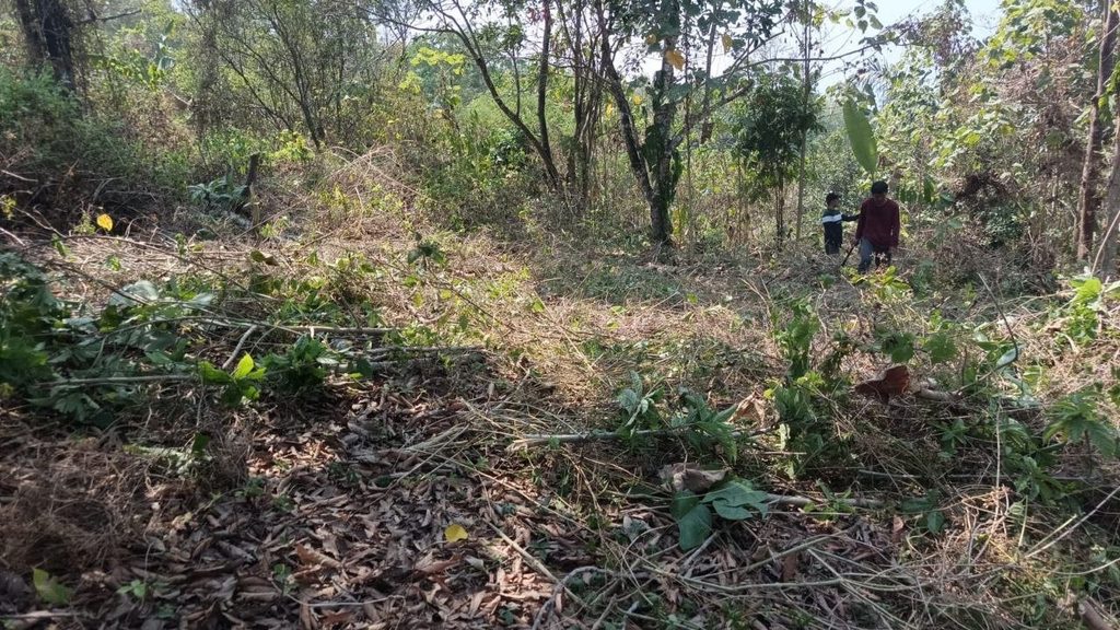 Tim GYS bersama relawan saat observasi lahan wakaf di Sukamaju, Cikakak, Sukabumi